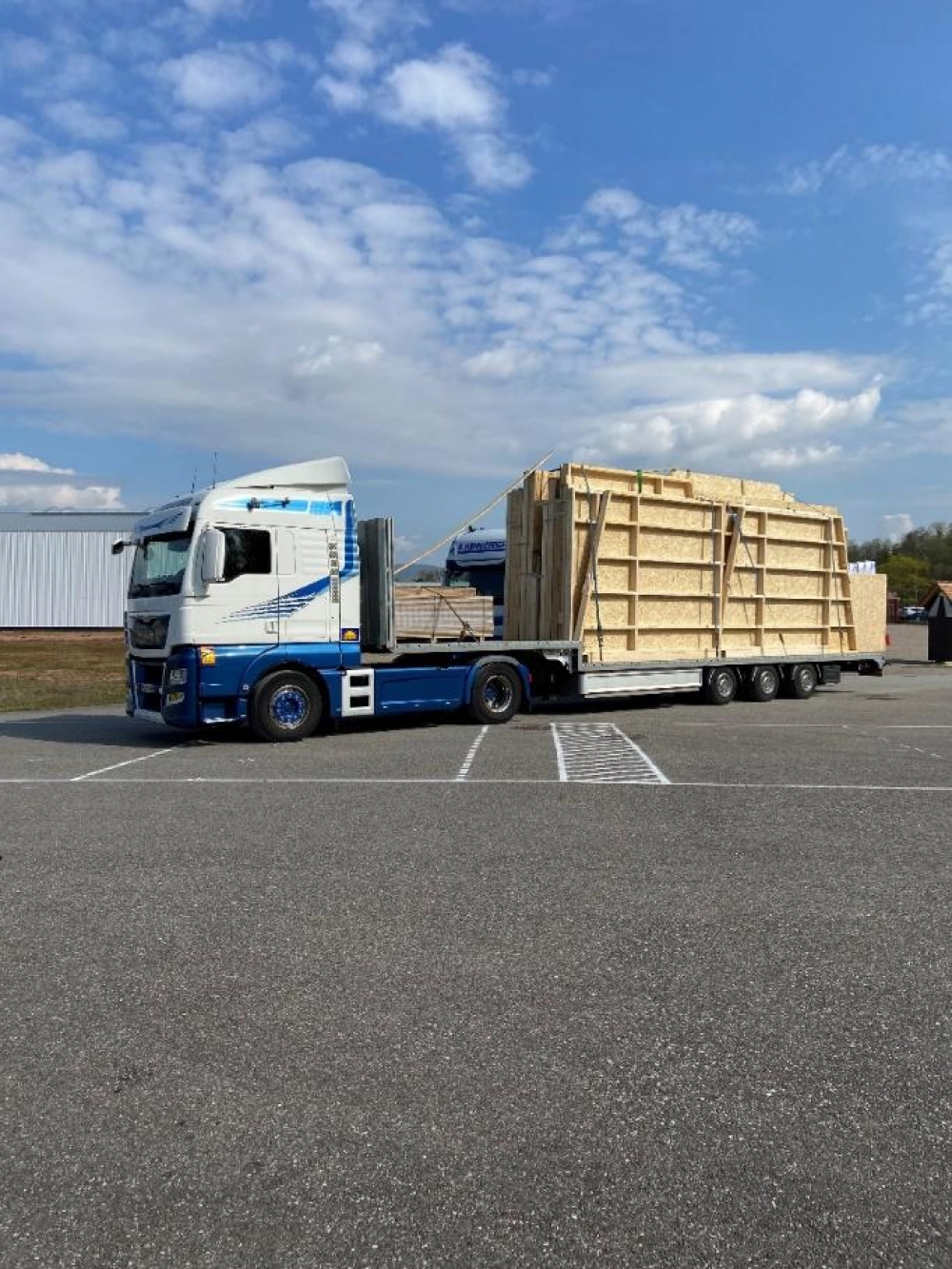 photoTransports d’ossatures bois hors gabarit
